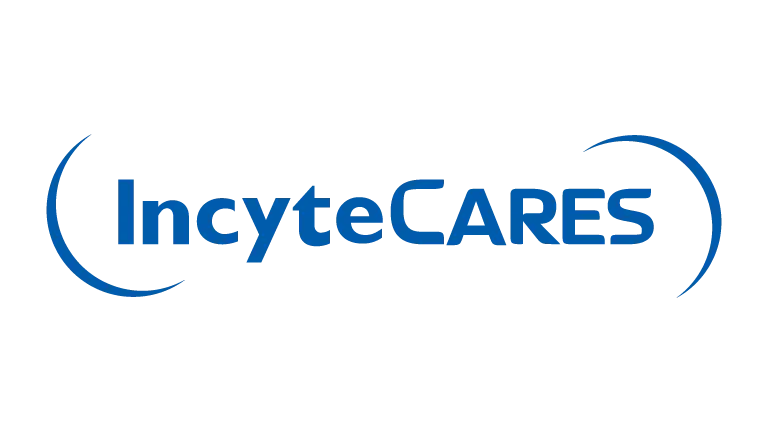 The IncyteCARES logo.