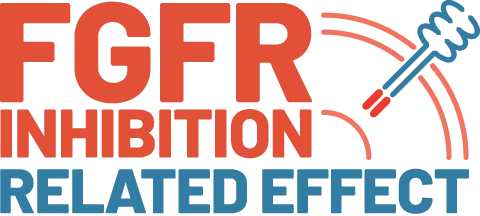 Graphic of the text, FGFR inhibition related effect.