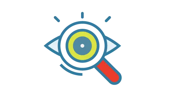 Icon depicting ocular toxicity.