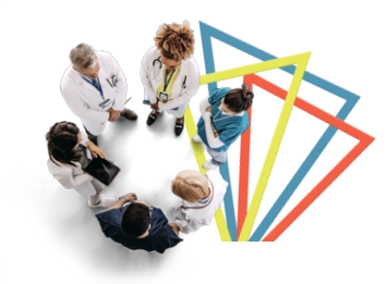 Group of doctors discussing a variety of topics, including molecular profiling, FGFR2 fusions in CCA, and treatment with PEMAZYRE